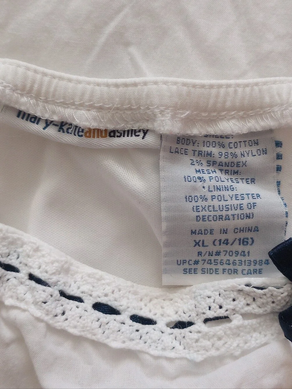 Y2K Mary-Kate And Ashley White Tank Top Bohemian Summer Hippie Boho